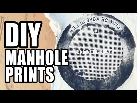 DIY Manhole T-Shirt Printing - Man Vs Art #2