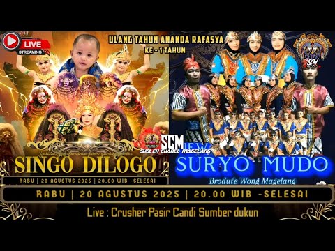 🔥LIVE STREAMING SINGO DILOGO FEAT BRODUT SURYO MUDO LIVE CHUSHER PASIR CANDI DUKUN MAGELANG