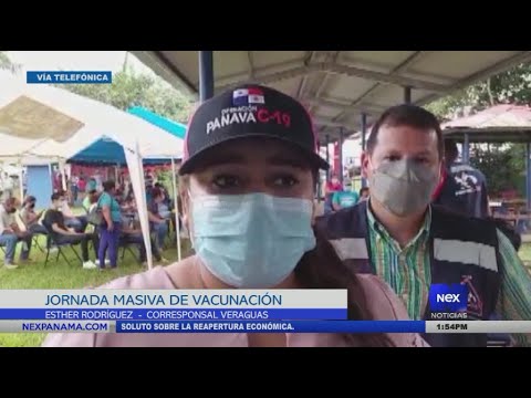 Jornada masiva de vacunación en Veraguas
