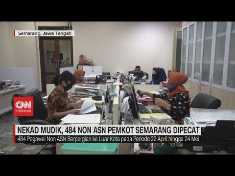 Nekad Mudik, 484 Non ASN Pemkot Semarang Dipecat