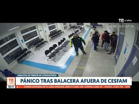 Minutos de terror en Cesfam: Registran balacera frente a consultorio en San Pedro de la Paz