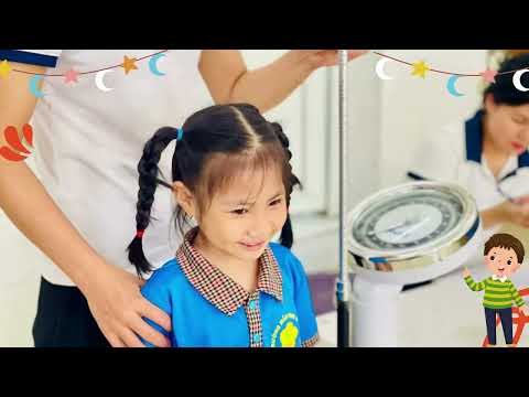 Hoạt động Cân đo lần 1 Lớp 5 tuổi B Cô giáo Phạm Thảo + Phạm Ngọc