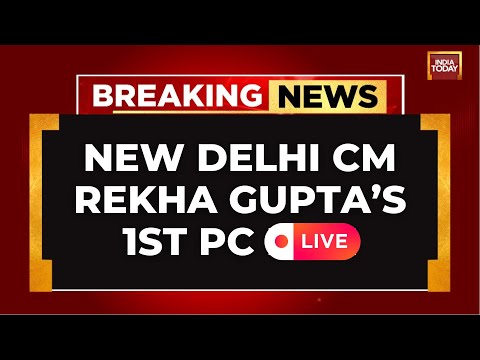 Delhi CM Rekha Gupta PC LIVE: Rekha Gupta's First Press Conference As Delhi CM | Rekha Gupta News