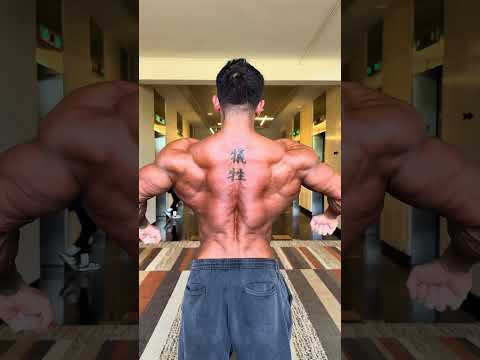 カネキンの大会前日の背中 #motivation #olympia #aesthetic