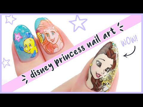 New Nail Art 2020 | Amazing Disney Princess Nail Art Design Compilation