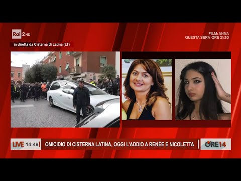 Omicidio Cisterna di Latina, oggi l'addio a Renée e Nicoletta - Ore 14 del 22/02/2024