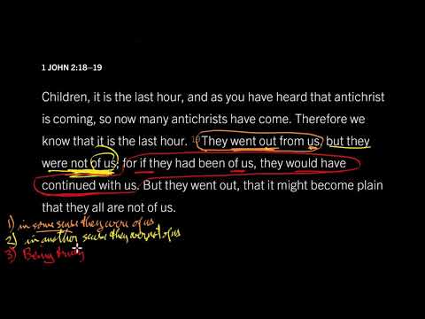 Can a True Christian Fall Away from God? 1 John 2:19