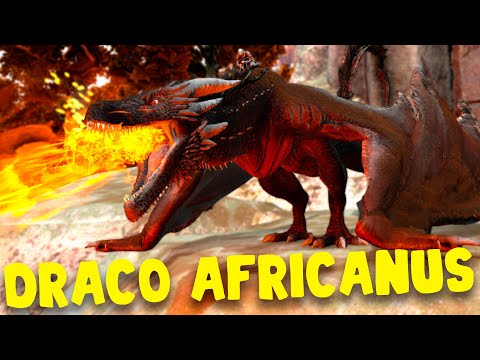 COMO TAMEAR DRACO AFRICANUS Y TODAS SUS HABILIDADES - ARK: DRACO AFRICANUS MOD