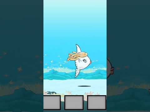 ジャク…NIKU…強ヴ…Shock。 #にゃんこ大戦争 #ゲーム #games #海 #魚 #食物連鎖
