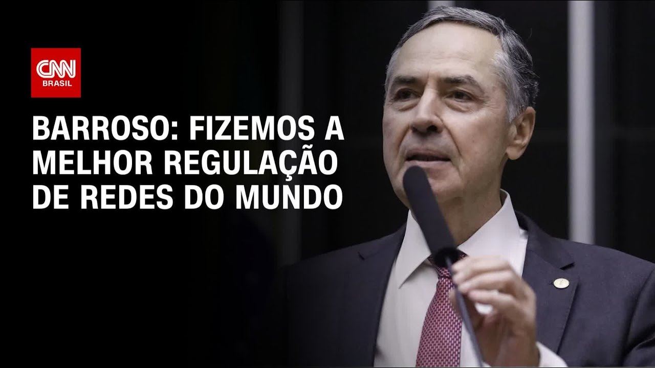 Fizemos a melhor regulação de redes do mundo diz Barroso | CNN NOVO DIA