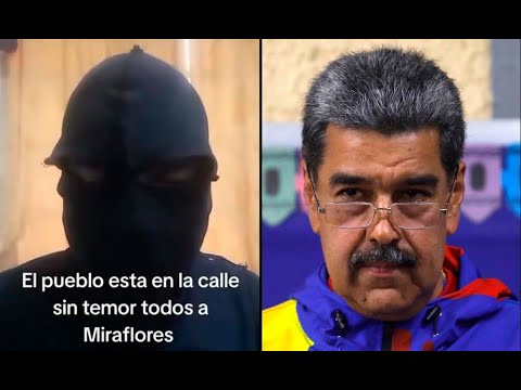 El hampa sale a favor del pueblo venezolano en protestas contra Maduro: Él cae porque cae