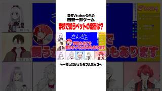 【コラボ】回答一致ゲームで個性がぶつかり苦戦し続ける名前被りVtuberたち【切り抜き】 #shorts