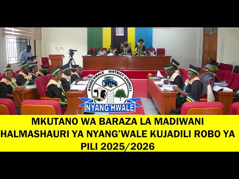 MKUTANO WA BARAZA LA MADIWAN WILAYA YA NYANG'HWALE