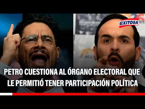 🔴🔵 Gustavo Petro cuestiona al órgano electoral que le permitió ser presidente de Colombia