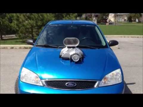 Ford focus functional hood scoop #8