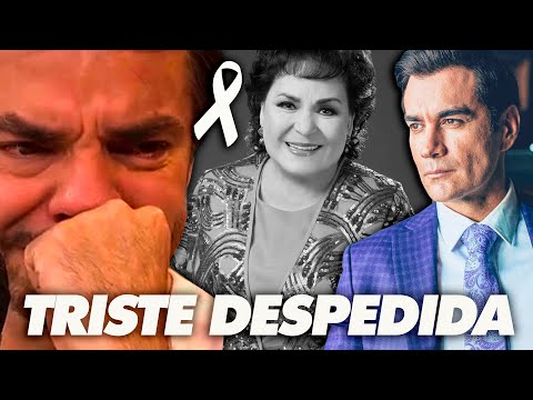 Entre lagrimas, asi despide Eugenio Derbez y David Zepeda a Carmen Salinas.