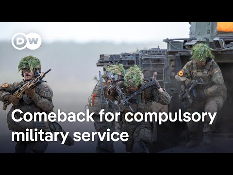 European countries reintroduce compulsory military service, include women | DW News