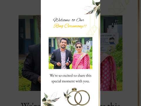 Engagement invitation💖❤️ #ringceremony #specialday #bigday #engagement #engagementring #engaged