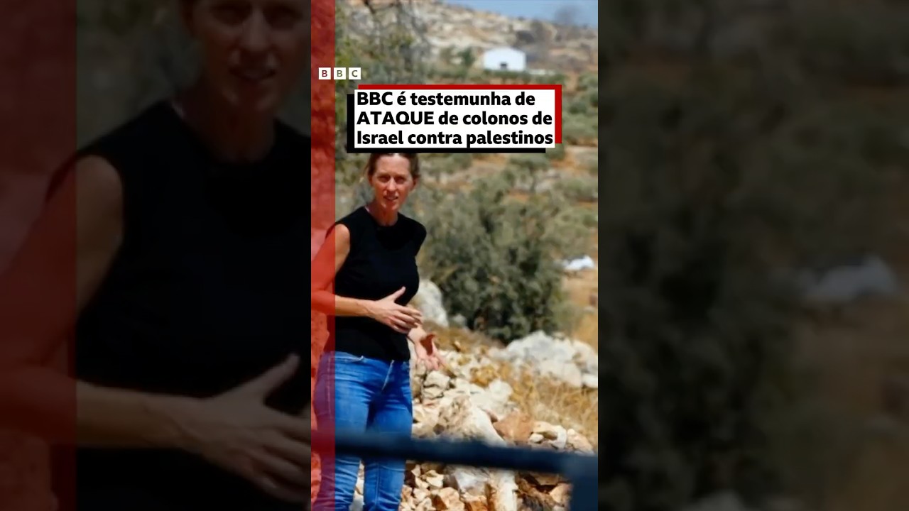BBC é testemunha de ataque de colonos israelenses contra palestinos