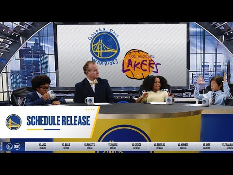 2022-23 Golden State Warriors Schedule Release video clip