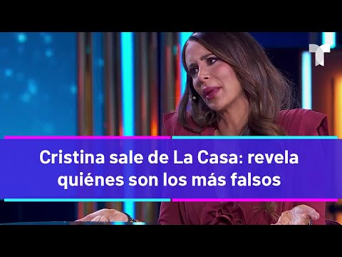 La Casa de los Famosos 4 | Cristina lo cuenta todo tras abandonar el reality