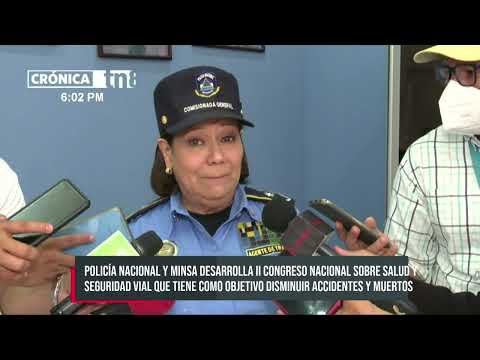 La moto no es el problema, sino quien la conduce: Congreso de seguridad vial en Nicaragua