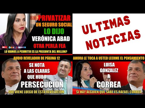 Richard Macias: Noticiero del Mediodía: Bucaram Acusa, Noboa Tropieza, González Desafía con Correa