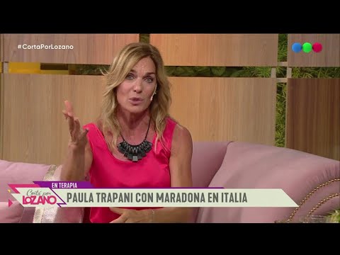 Paula Trapani junto a Diego Maradona - Cortá por Lozano 2020