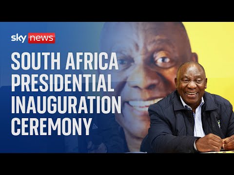 South Africa holds presidential inauguration ceremony for Cyril Ramaphosa