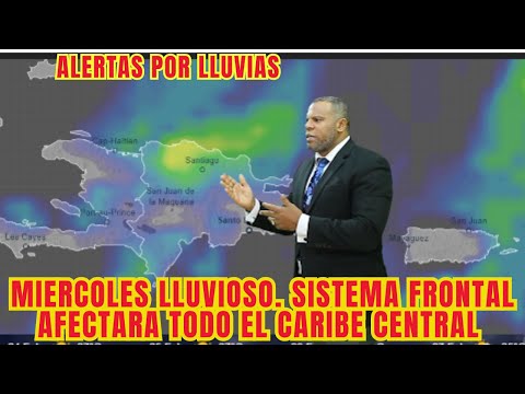 LLUVIAS SEGUIRAN OCURRIENDO ESTE MIERCOLES EN GRAN PARTE DEL PAIS.  TAMBIEN AFECTARAN A PUERTO RICO