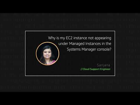 Why is my EC2 instance not appearing under Managed Instances in the Systems Manager console?