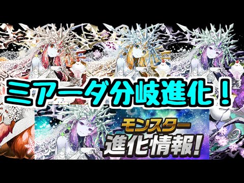 【パズドラ】ミアーダが当たりフェス限になります。分岐進化性能チェック