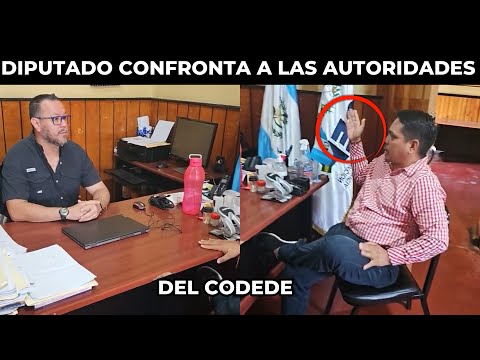 DIPUTADO JOSÉ CHIC CONFRONTA A LAS AUTORIDADES DEL CODEDE HUEHUETENANGO, GUATEMALA
