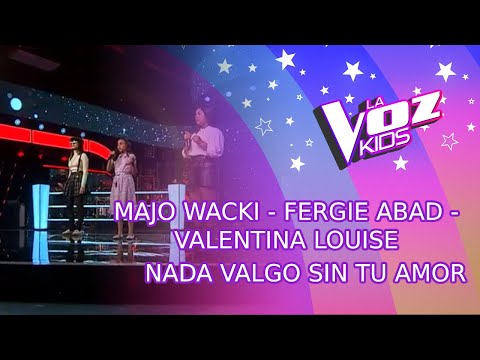 Majo Wacki, Fergie Abad y Valentina Louise | Batallas | Temporada 2022 | La Voz Kids