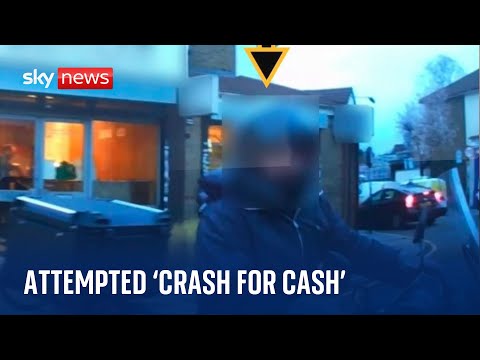 'Crash for cash' appeal video released to try to stop insurance fraud suspects on mopeds