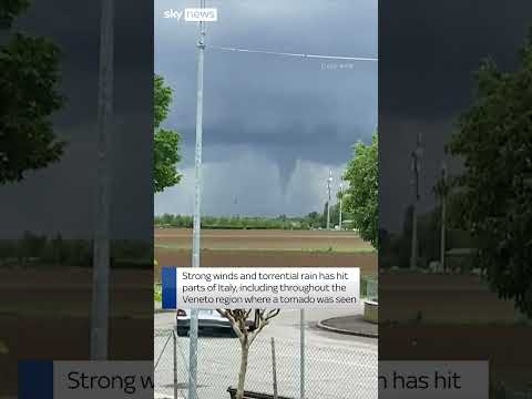 Tornado spotted in Italy