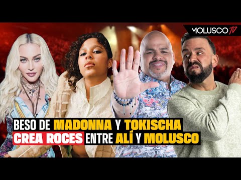 Beso en la boca entre Tokischa y Madonna provoca Discusión y Empujones entre Molusco y Alí