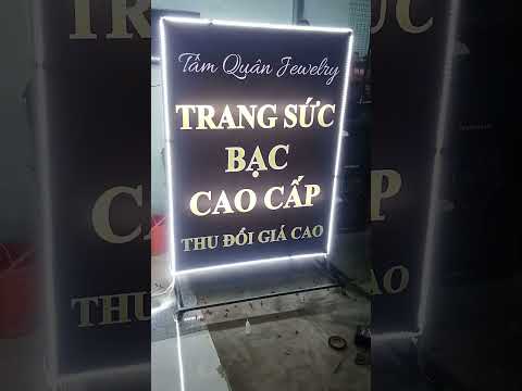 bản hiệu hộp đèn