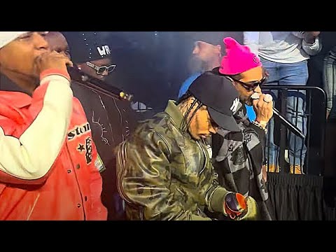 Gervonta Davis RINGWALK with DIPSET vs Lamont Roach • Jim Jones & Juelz Santa perform