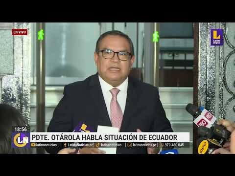 Alberto Otárola declara en emergencia la frontera con Ecuador tras toma de rehenes en canal TC