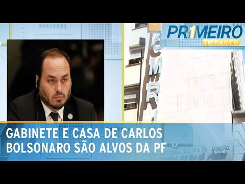 Gabinete e casa de Carlos Bolsonaro estão entre os alvos da da PF | Primeiro Impacto (29/01/24)