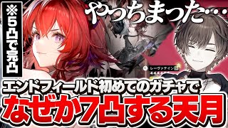 【エンドフィールド】初ガチャ、5凸で完凸のはずがなぜか7凸してしまう天月【天月】