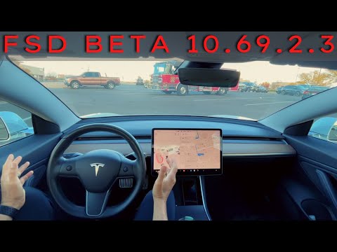 FSD Beta 10.69.2.3 Testing | U-Turn, Blind Left, and More