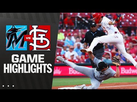 Marlins vs. Cardinals Game Highlights (7/28/25) | MLB Highlights