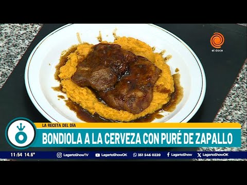 Bondiola a la cerveza negra con puré de zapallo recetas de Dante Enriquez