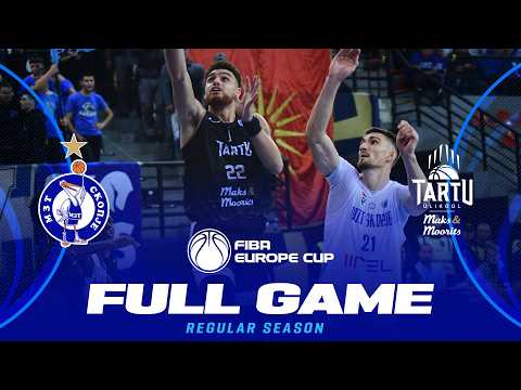 Regular Season | MZT Skopje Aerodrom v Tartu Ulikool Maks &amp; Moorits |  FIBA Europe Cup 2026-27