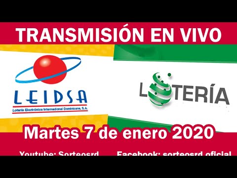 LEIDSA y Lotería Nacional en VIVO /  martes 7 de enero 2020