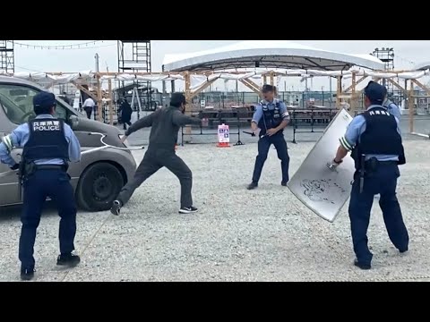 テロ対処合同訓練【尼崎南署】
