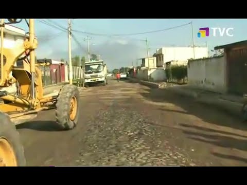 Inician trabajos de pavimentación en la Parroquia Yaruquí