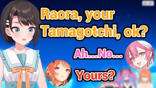 Subaru Suddenly Asks Raora About Her Tamagotchi and Her Answer Really